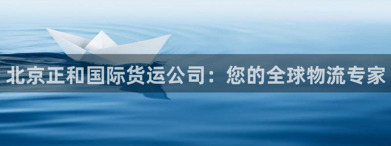 尊龙凯时登陆：北京正和国际货运公司：您的全球物流专家